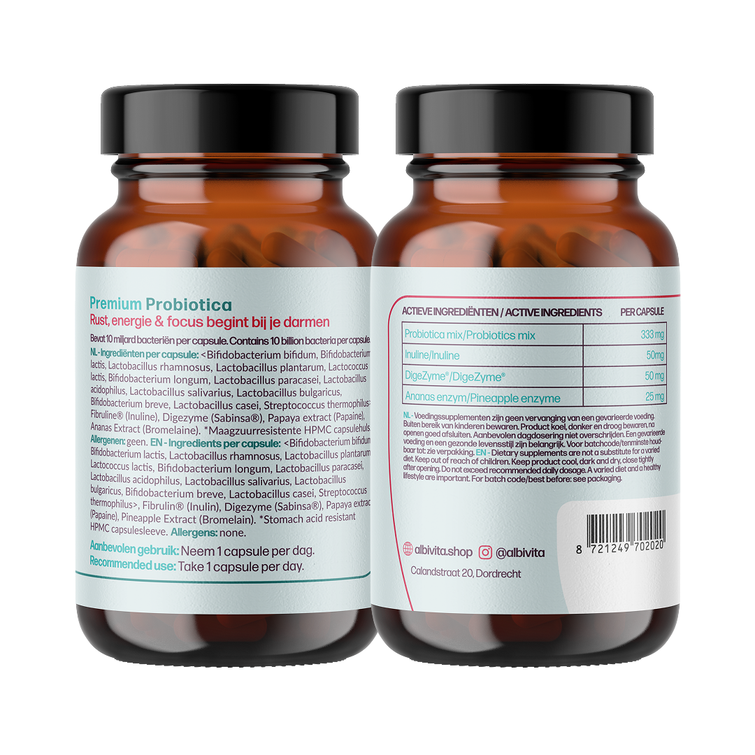 Probiotica met prebiotica & enzymen - 2-pack voordeelbundel